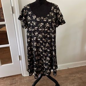 Black Floral Dress